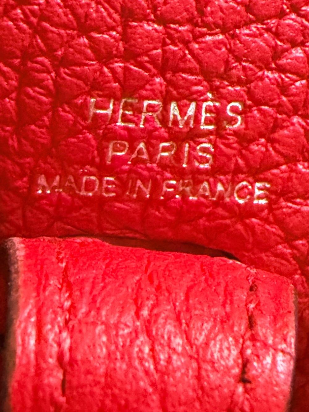 Authentic Hermes Evelyne TPM in Rouge PHW - Picture 15 of 16